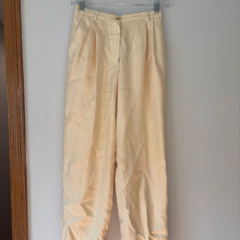 Vintage Liz Claiborne Cream Women's Trousers